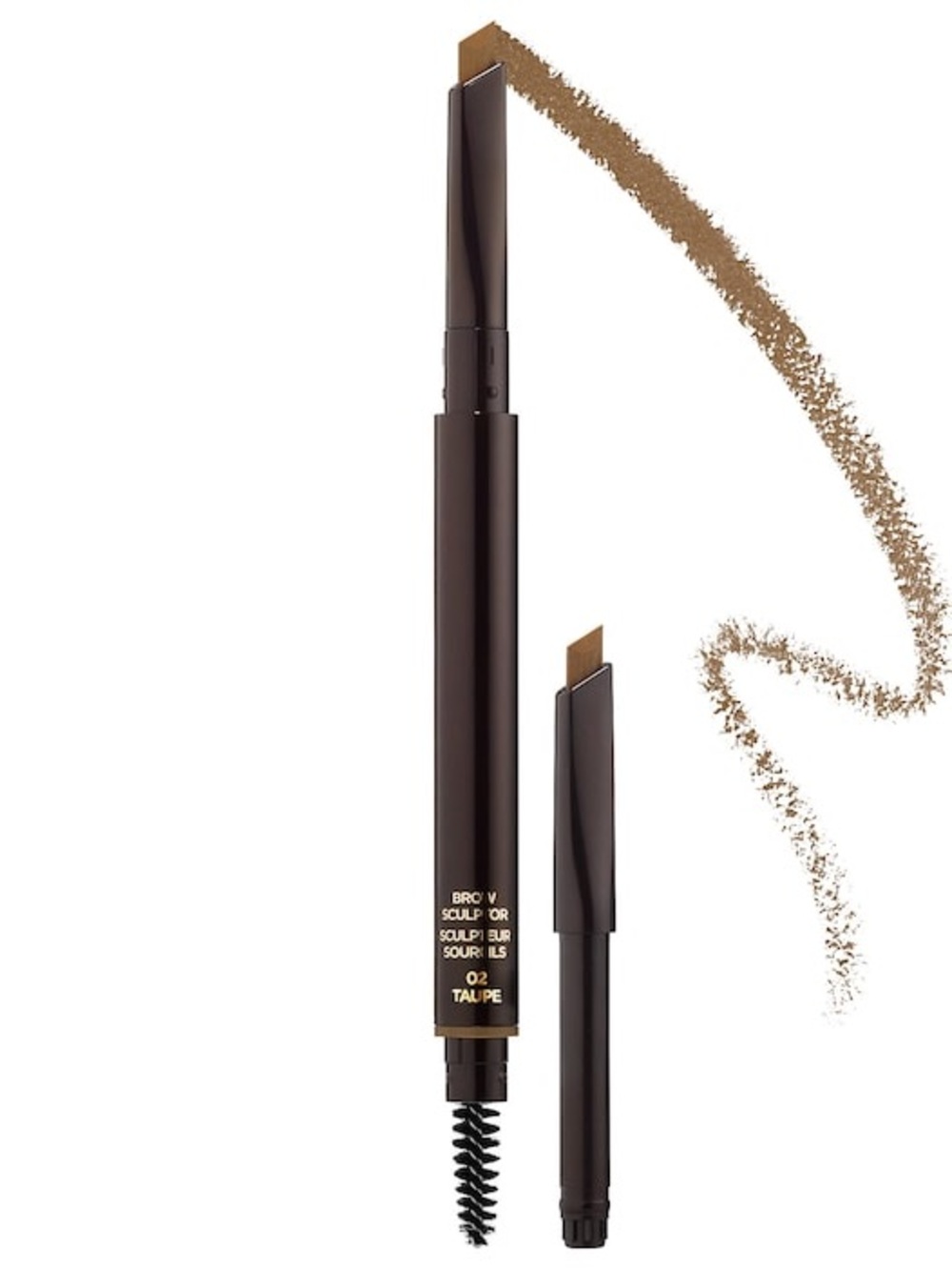 Tom Ford Waterproof Brow Sculptor Eyebrow Pencil with Refill: Taupe